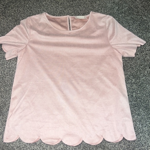 ALTAR'D STATE Faux Suede Top in Pink Size Small - Picture 3 of 15